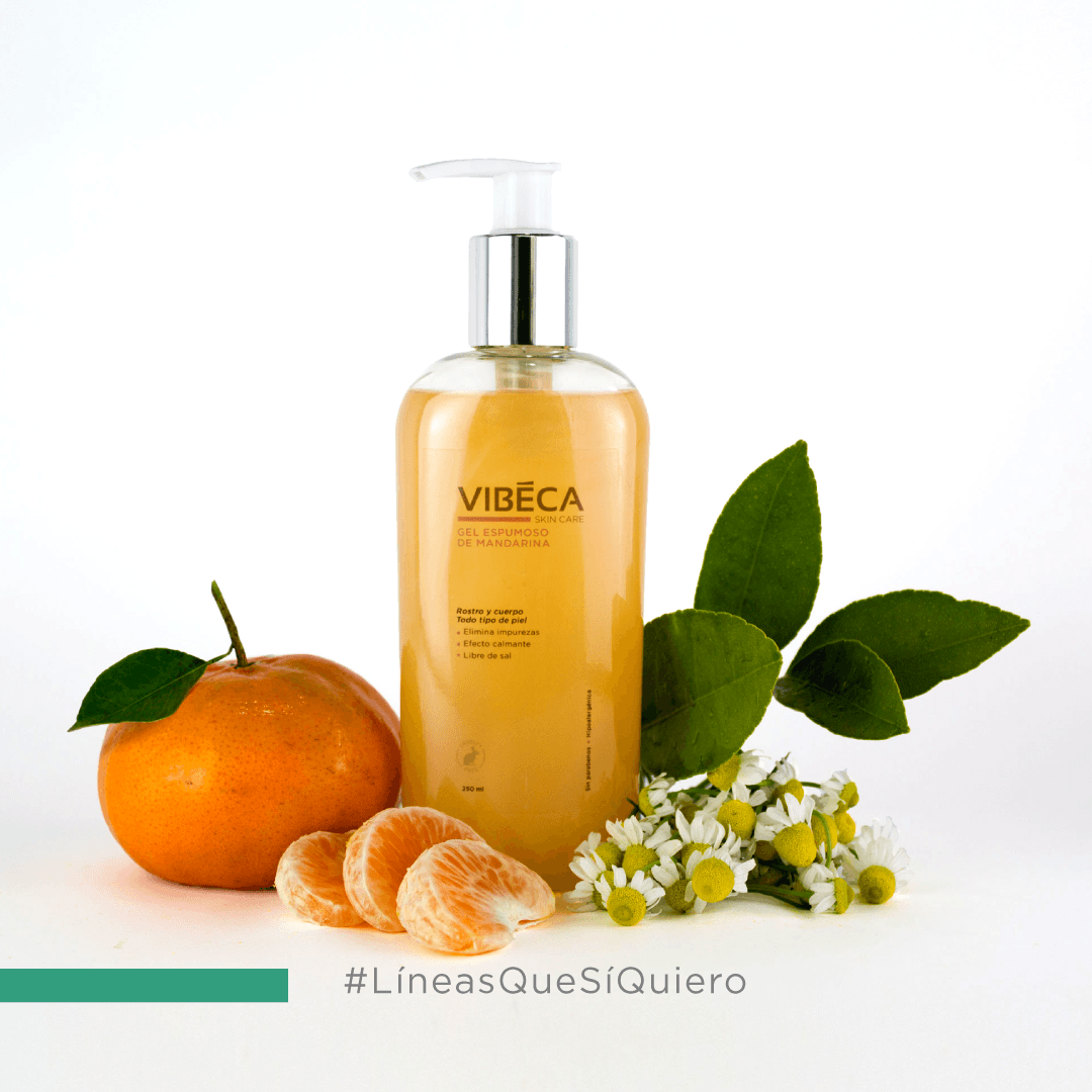 Gel Espumoso de Mandarina 250ml - VIBÉCA SKIN CARE