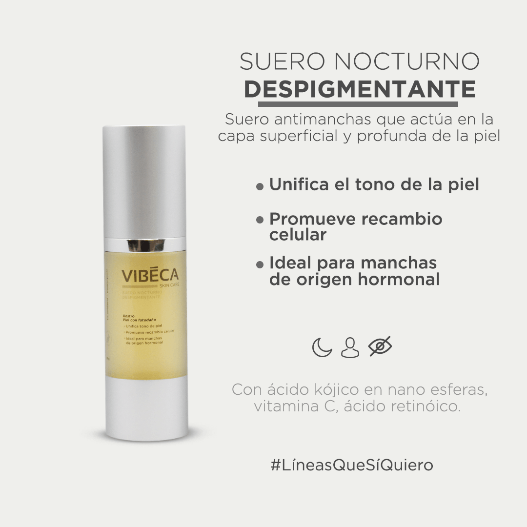 Suero Nocturno Despigmentante 30ml - VIBÉCA SKIN CARE